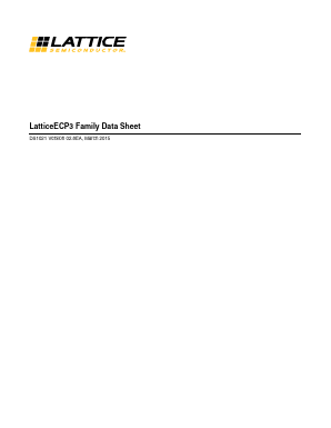 LFE3-150EA-7LFTN256C Datasheet PDF Lattice Semiconductor