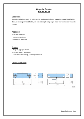LC-13 Datasheet PDF Letex Technology