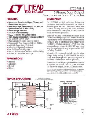 LTC3788-1 Datasheet PDF Linear Technology