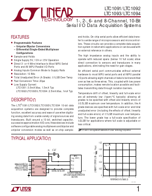 LTC1094AC Datasheet PDF Linear Technology