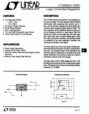 LT1005C Datasheet PDF Linear Technology