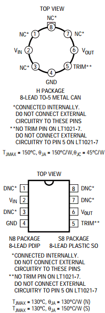 LT1021BCH-5 Datasheet PDF Linear Technology