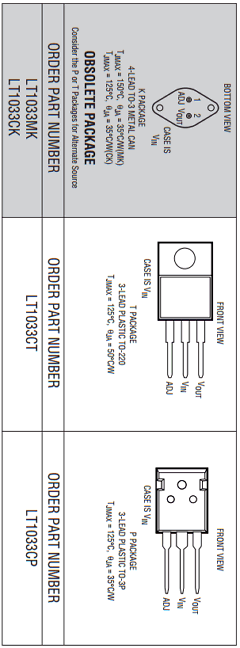 LT1033CT Datasheet PDF Linear Technology