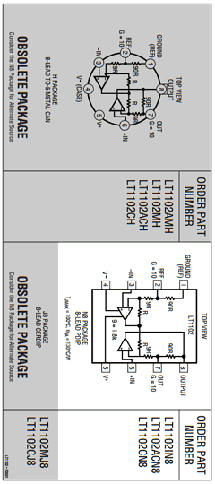 LT1102C Datasheet PDF Linear Technology