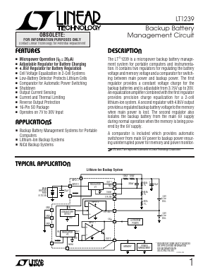 LT1239 Datasheet PDF Linear Technology