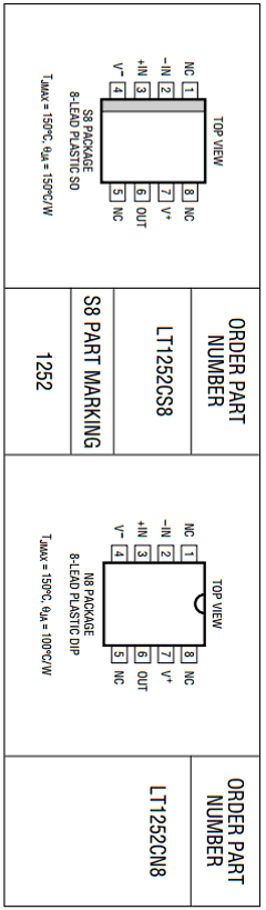 LT1252CS8 Datasheet PDF Linear Technology