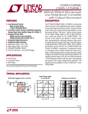 LT3495 Datasheet PDF Linear Technology