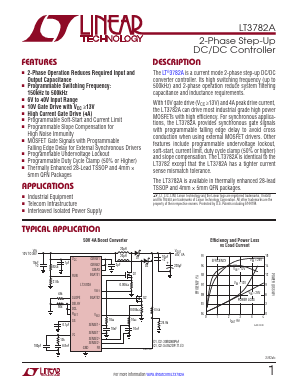 LT3782AEUFD-PBF Datasheet PDF Linear Technology