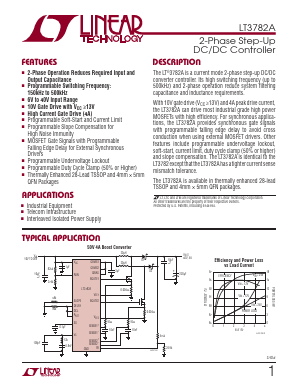 LT3782A Datasheet PDF Linear Technology