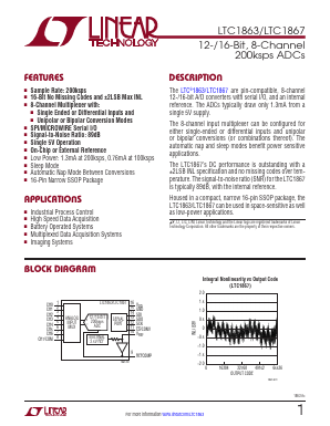 LTC1867AC Datasheet PDF Linear Technology