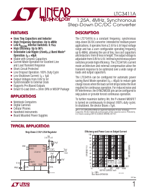 LTC3411A Datasheet PDF Linear Technology