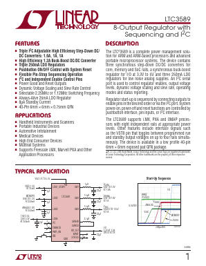 LTC3589 Datasheet PDF Linear Technology