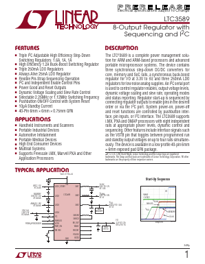 LTC3589IUJ-TRPBF Datasheet PDF Linear Technology
