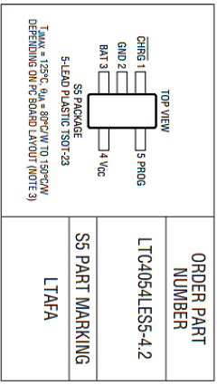 LTC4054L Datasheet PDF Linear Technology
