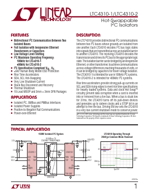 LTC4310 Datasheet PDF Linear Technology