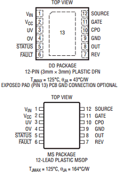 LTC4352IDD Datasheet PDF Linear Technology