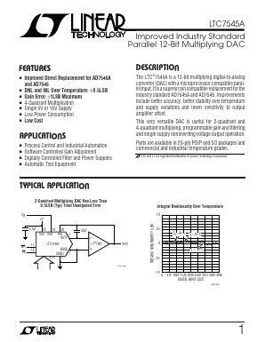 LTC7545AB Datasheet PDF Linear Technology