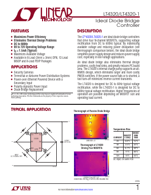 LT4320IDD-PBF Datasheet PDF Linear Technology