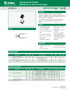 DST580S-A Datasheet PDF Littelfuse, Inc