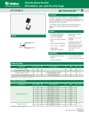 DST10100S-A Datasheet PDF Littelfuse, Inc