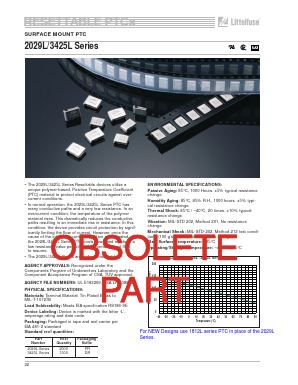 2029L050PR Datasheet PDF Littelfuse, Inc