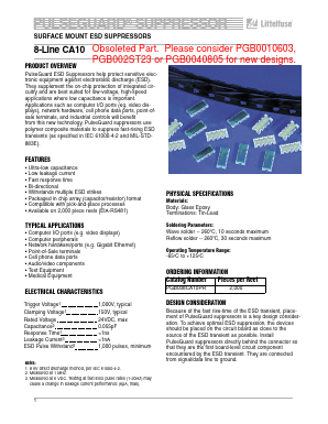 CA10 Datasheet PDF Littelfuse, Inc