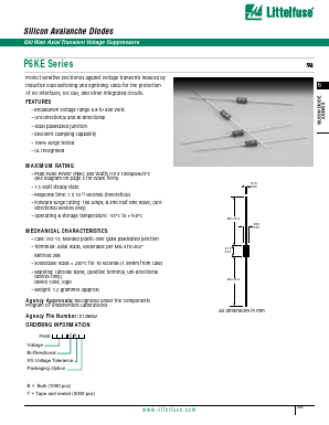 P6KE110A-T Datasheet PDF Littelfuse, Inc