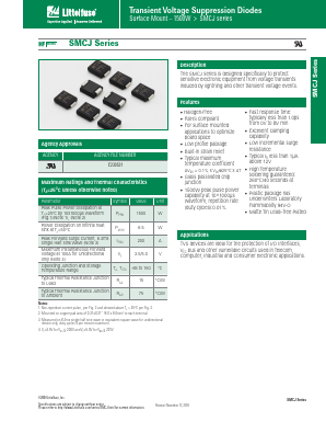 SMCJ7.5CA Datasheet PDF Littelfuse, Inc