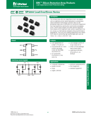 SP3004 Datasheet PDF Littelfuse, Inc