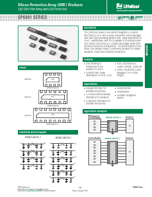 SP6001-0XUTG-1 Datasheet PDF Littelfuse, Inc