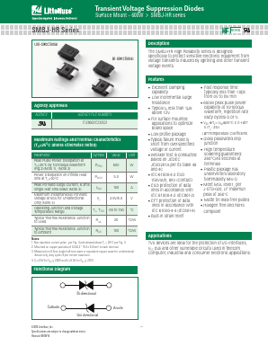 SMBJ10CA-HR Datasheet PDF Littelfuse, Inc