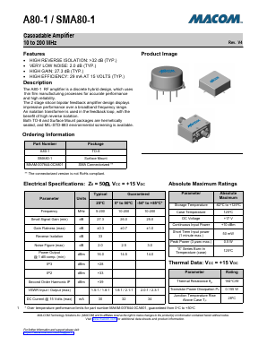 MAAM-007844-0CA801 Datasheet PDF M/A-COM Technology Solutions, Inc.