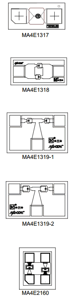 MA4E2160 Datasheet PDF M/A-COM Technology Solutions, Inc.
