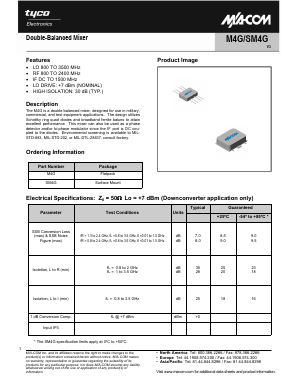SM4G Datasheet PDF Tyco Electronics