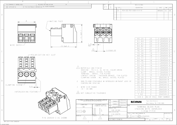 1-284509-3 Datasheet PDF Tyco Electronics