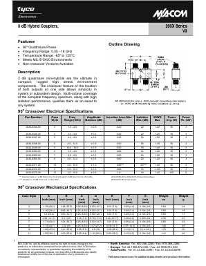 2035 Datasheet PDF Tyco Electronics