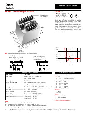 723X7 Datasheet PDF Tyco Electronics