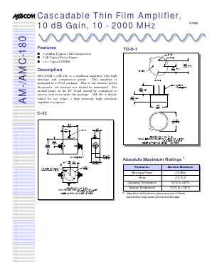AMC-180 Datasheet PDF Tyco Electronics
