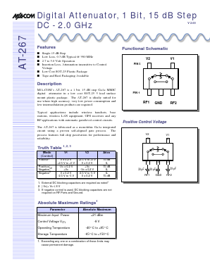 AT-267 Datasheet PDF Tyco Electronics