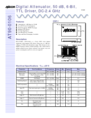 AT90-0106 Datasheet PDF Tyco Electronics