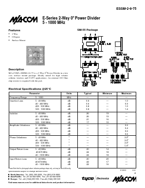 ESSM-2-8-75 Datasheet PDF Tyco Electronics