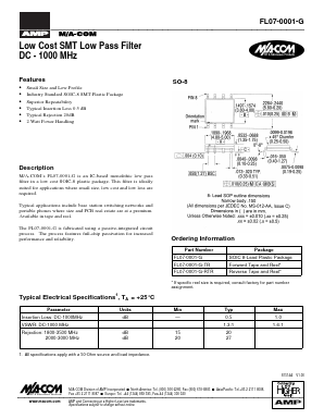 FL07-0001-G Datasheet PDF Tyco Electronics