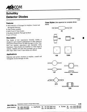 MA40270 Datasheet PDF Tyco Electronics