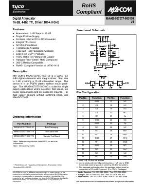 MAAD-007077-000100 Datasheet PDF Tyco Electronics