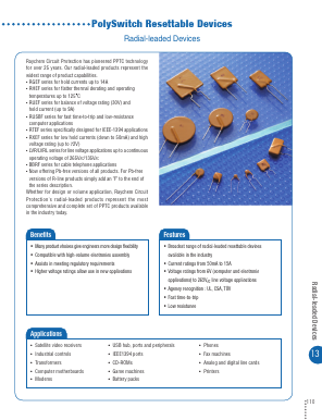 RHEF650-2 Datasheet PDF Tyco Electronics