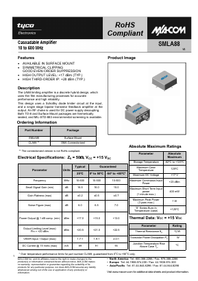 CLA88 Datasheet PDF Tyco Electronics