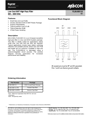 FL05-0001-G-RTR Datasheet PDF Tyco Electronics