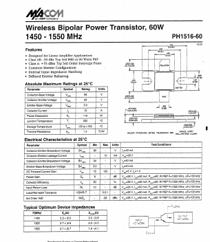 PHI516160 Datasheet PDF Tyco Electronics
