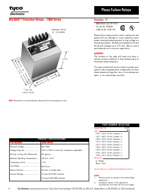 1003 Datasheet PDF Tyco Electronics