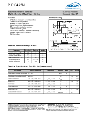 PH3134-25M Datasheet PDF Tyco Electronics